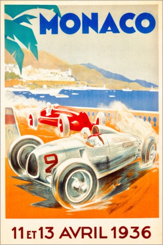 Poster Monaco 11-13 april 1936