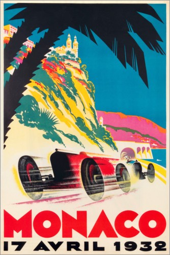 Poster Monaco 17 april 1932
