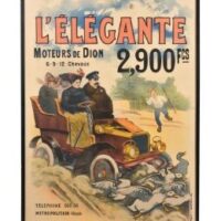 L'Elegante Moteurs de Dion 6.9.12 Chevaux Gedrukt door Charraire a Sceaux