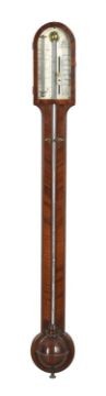 A Regency mahogany mercury stick barometerWilliam Harris and Company, London