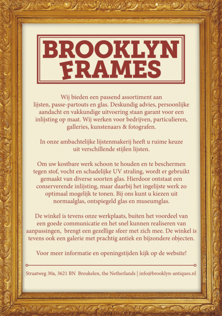 Brooklyn Frames Flyer
